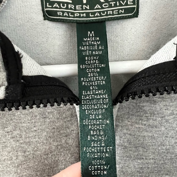 (Ralph) Lauren Active Zip-up Jacket Medium - Picture 3 of 4